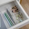 Martha Stewart Brody Set of 3 Stack and Slide Plastic Tray Office Desktop Organizers, 2- Small and 1-Medium BE-PB3316-3-CLR-MS - alternate 6
